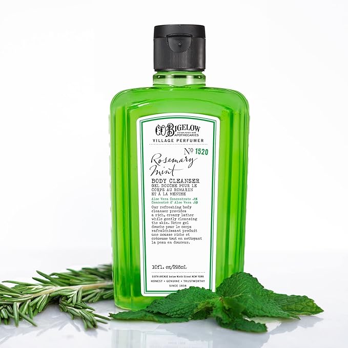 C.O. Bigelow Rosemary Mint Body Wash, 10 fl oz