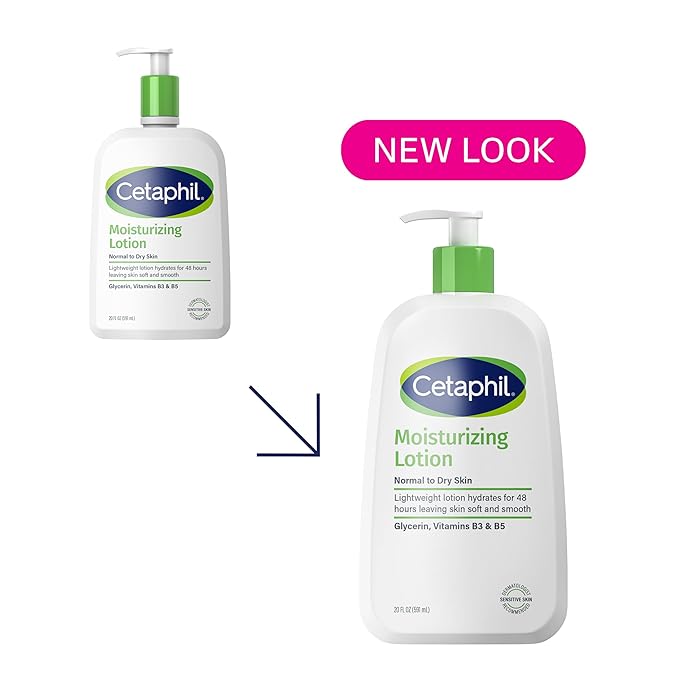 Cetaphil Moisturizing Face & Body Lotion, Sensitive Skin, 20oz