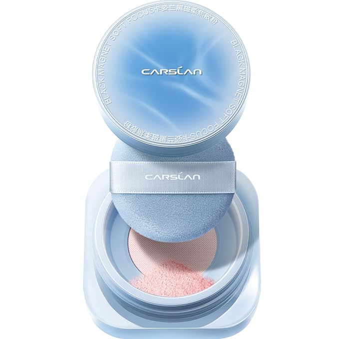 CARSLAN 2.0 Black Magnet Soft Focus Make Up Powder, Cool Version