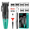 VGR 003 Professional Hair Clippers for Men with Clipper Trimmer Set, Green