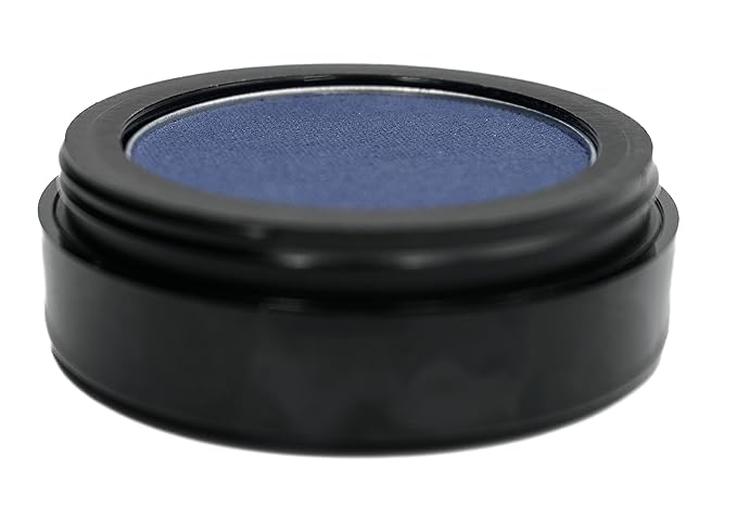 Pure Ziva Matte Cerulean Cobalt Deep Royal Navy Blue Pressed Powder Single Vegan Eyeshadow; Talc, Paraben & Cruelty Free