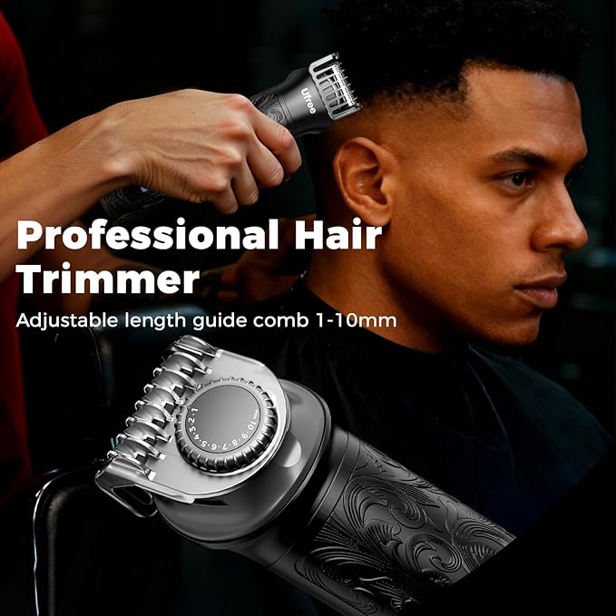 Ufree Foil Shaver and Beard Hair Trimmer Set, Men Electric Razor，Mens Gifts
