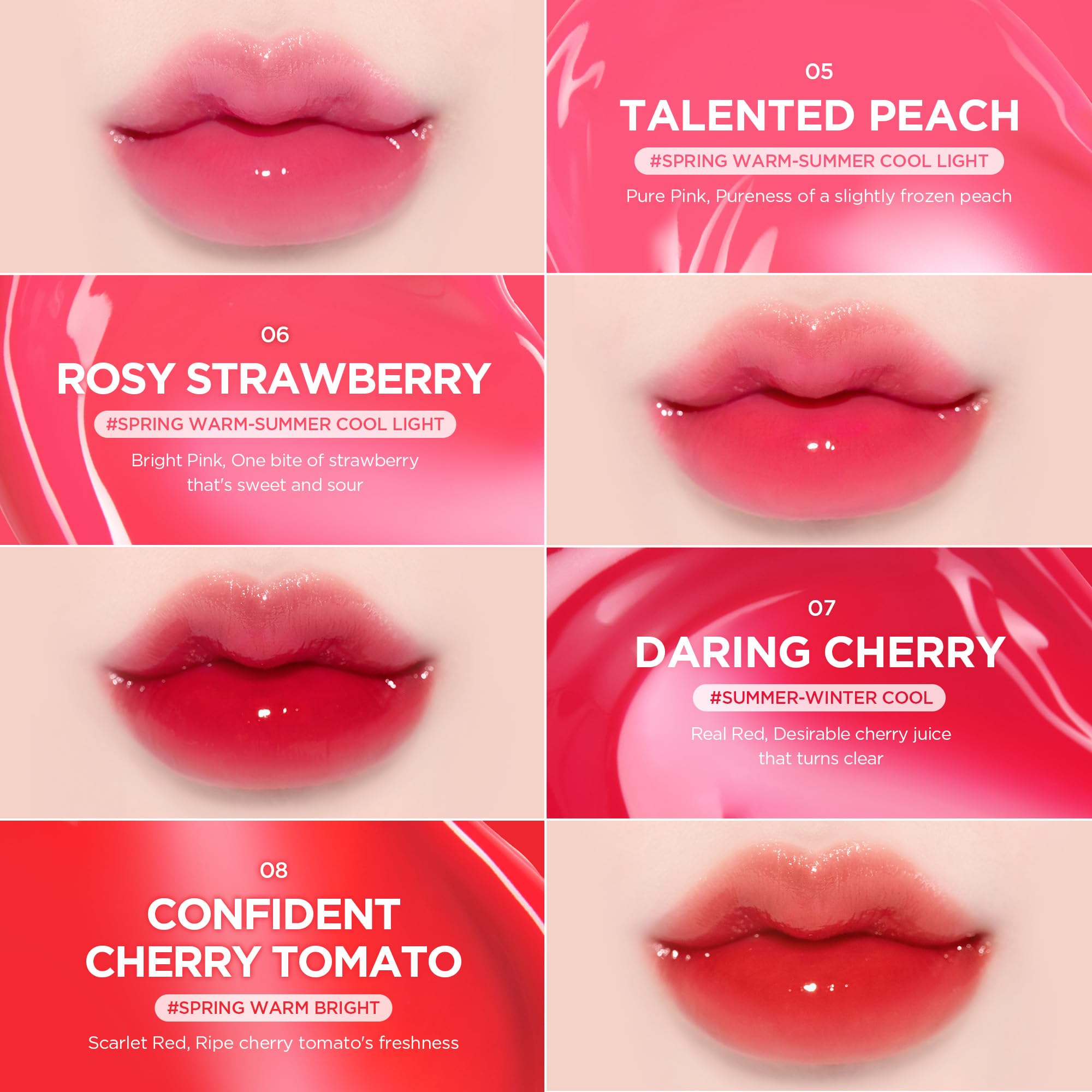 lilybyred Bloody Liar Coating Tint | Korean Glossy Lip Stain, Vivid & Juicy Color, Syrupy Shine, Moisturizing, Long-Lasting & Smudge-Proof, Non-Sticky, Lightweight, 0.14 oz. (02 Sentimental Lychee)