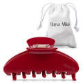 Hana Mia Large Green Claw Clip, 4 Inch Acetate Hair Clip for Women