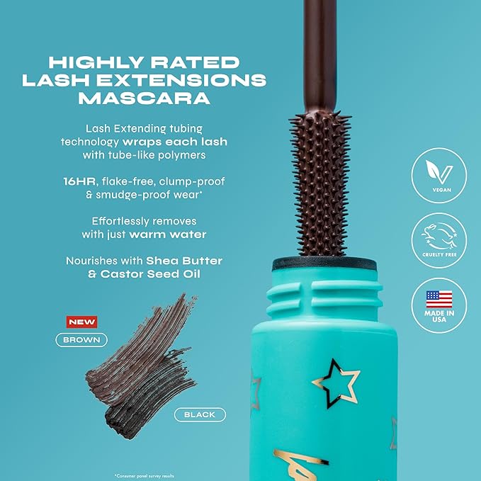 Milani Highly Rated Tubing Mascara for Length, Lengthening Mascara - Brown