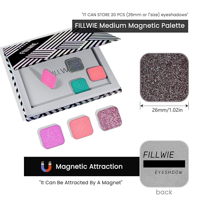Fillwie Chameleon Duochrome Eyeshadow, Mauve Taupe with Blue-Green Shift
