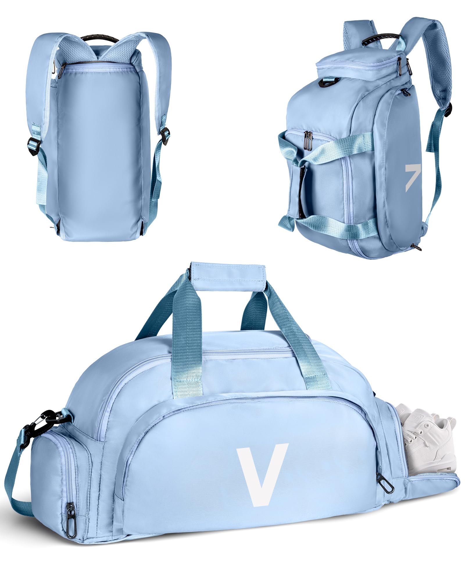 Vogewood Personalized Gym Bags with Shoe Compartment, Dance Recital Gifts