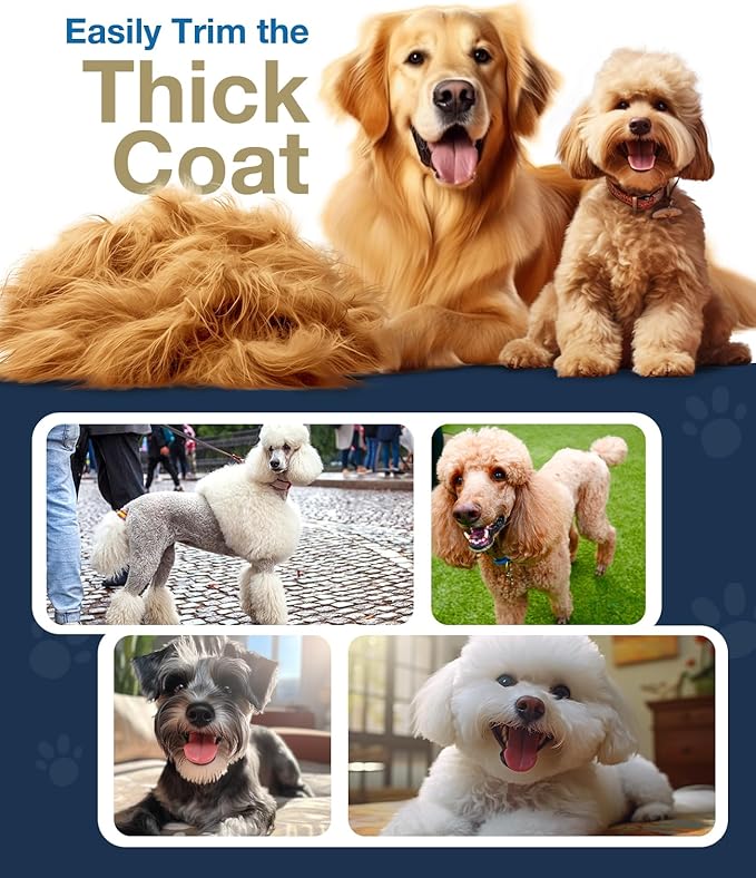 oneisall Dog Clippers for Grooming Thick Heavy Coats