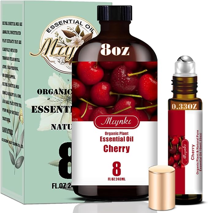 MLYNKL Cherry Essential Oil,Cherry Oil for DIY Candles Home,8 fl oz