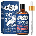 HIQILI Christmas Wreath Essential Oil 100ml - Pure Fragrance Oil for Diffuser, Aromatherapy, DIY Candle Soap Perfume Lotion Making, 3.38 Fl Oz