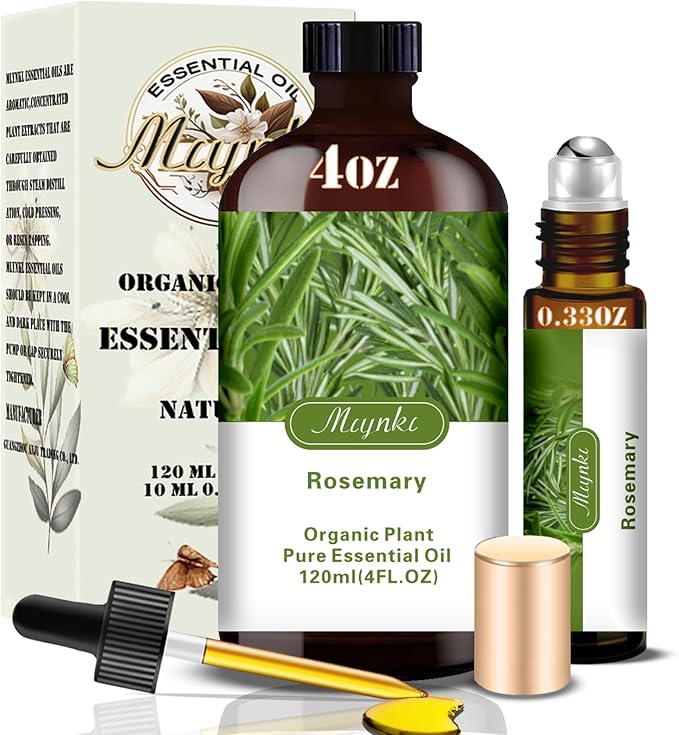 MLYNKL Rosemary Essential Oil,Rosemary Oil for Massage Home,4 fl oz