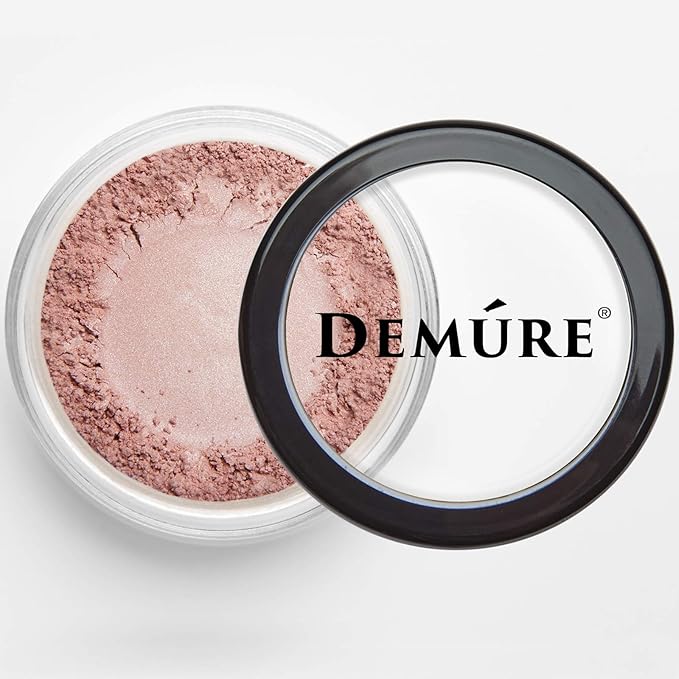Demure Mineral Make Up (Pink Passion) Eye Shadow, Shimmer, Loose Powder, Glitter, Natural, Professional