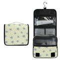 senya Hanging Travel Toiletry Bag Flowers Round Dot Kit Makeup Case Cosmetics Organizer for Men Women overnight