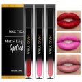 MAKI YIKA 3Pc Matte Liquid Lipstick Set Red Pink Nude Lipsticks For Women
