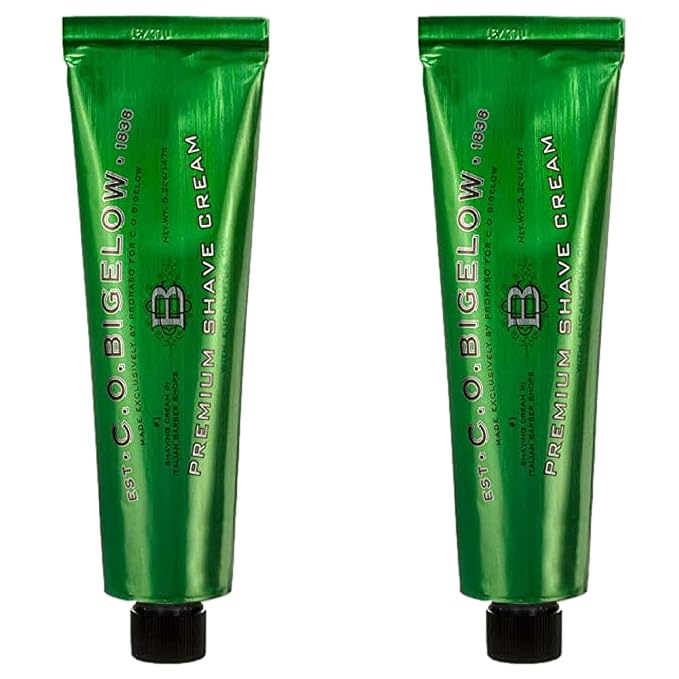 C.O. Bigelow Shaving Cream, 2 Pack, 5.2 oz
