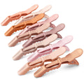 FRAMAR Neutral Alligator Clips For Hair Styling 10 Pack, Professional