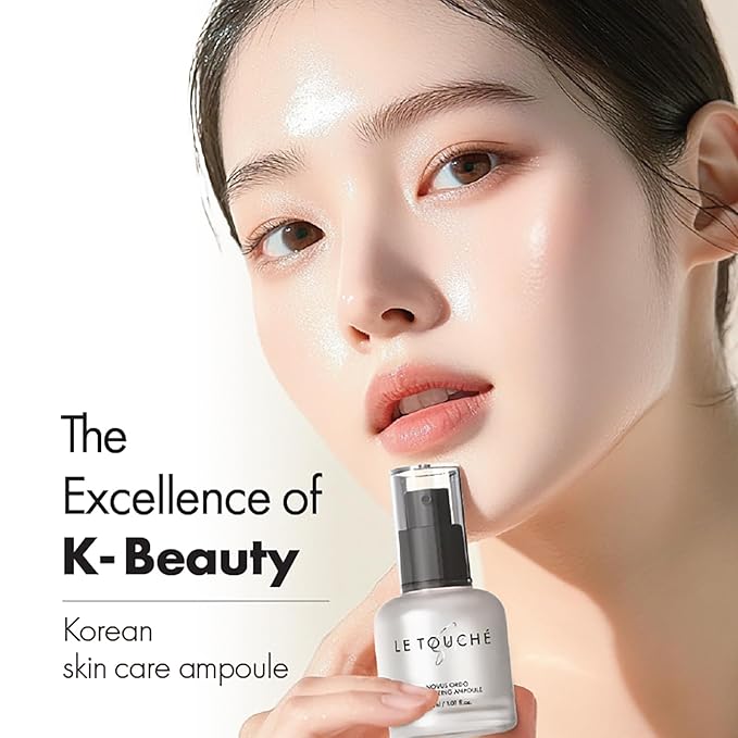 Le Touche Novus Ordo, NAD+ Ingredients, Revolutionary Korean Skincare Solution, Revitalizing Ampoule serum, NAD healthy aging, Elastic, Moisturing and Glowing Skin, Authentic K-beauty, 1.01 fl oz