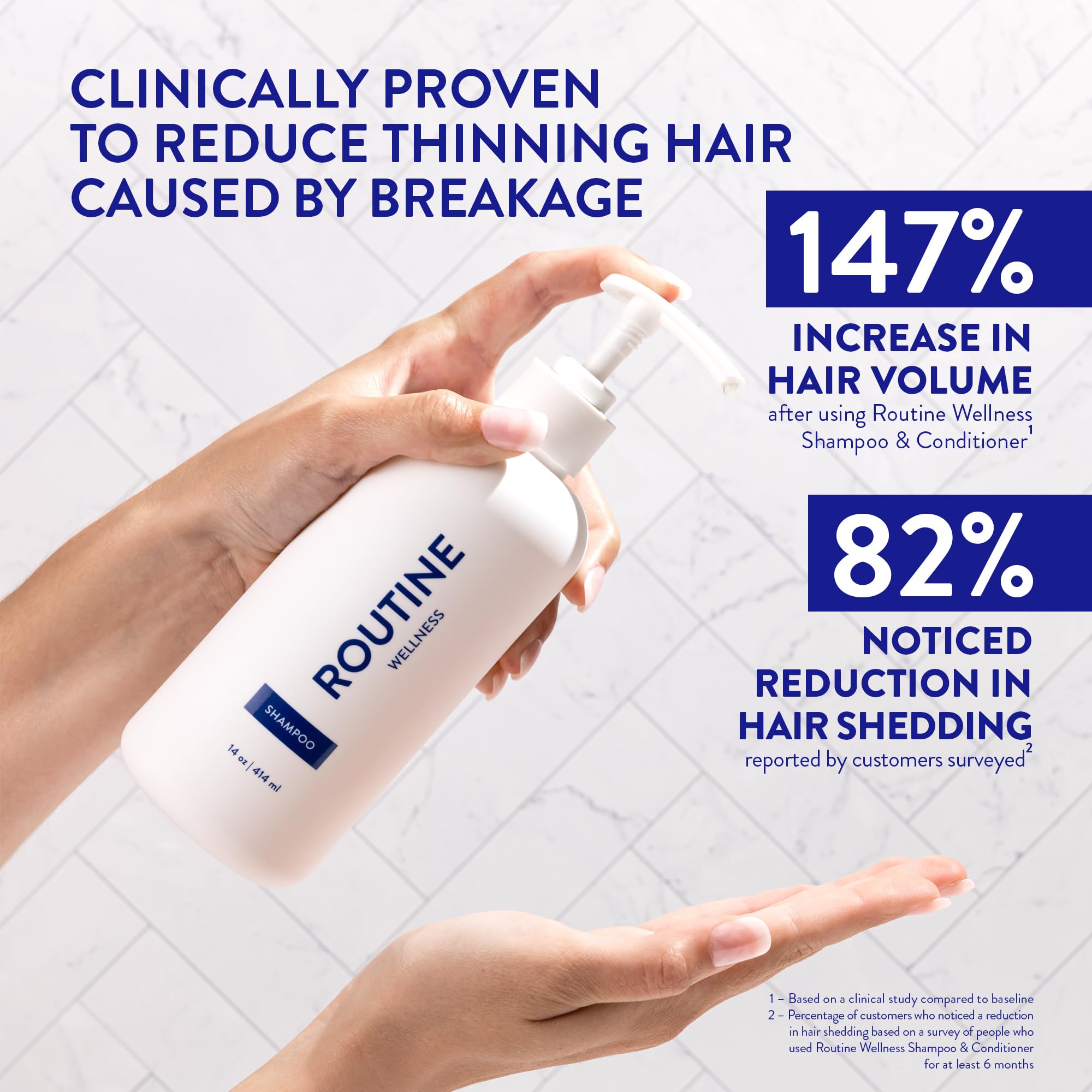Routine Wellness Anti-Thinning Volumizing Shampoo - Rose Hips