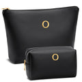 CLOUDWINGS Gifts for Women Girls Personalized Initial Travel Makeup Bag