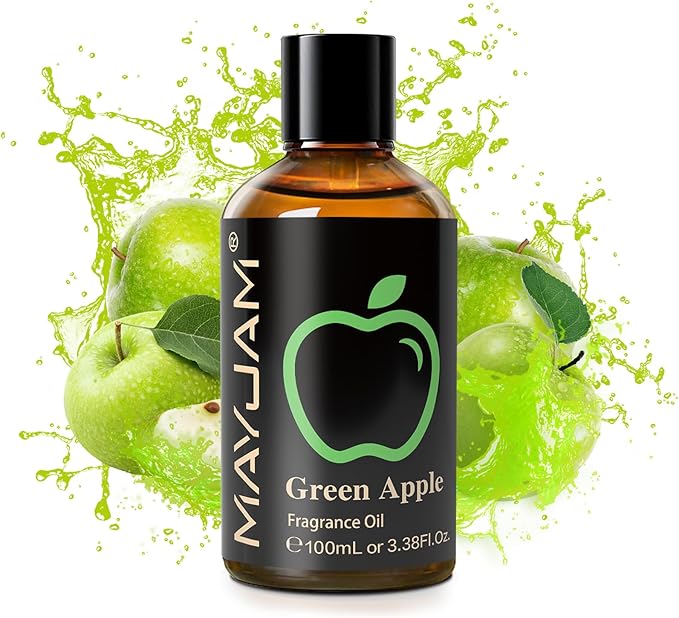 MAYJAM Green Apple Fragrance Oil for Diffusers, 100ML/3.38FL.OZ