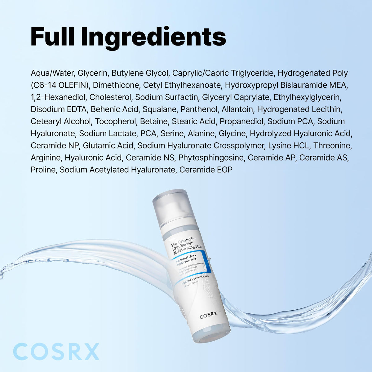 COSRX Barrier Cream Face Mist, Milky Toner for Face, 4.06 fl.oz