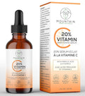 Mountain Fresh Naturals Vitamin C Serum – 20% 3-0-Ethyl Ascorbic Acid, Ferulic Acid & Vitamin E – Brightening, Hydrating, Anti-Aging Serum for Dark Spots, Uneven Skin Tone & Wrinkles – 30mL / 1 fl oz