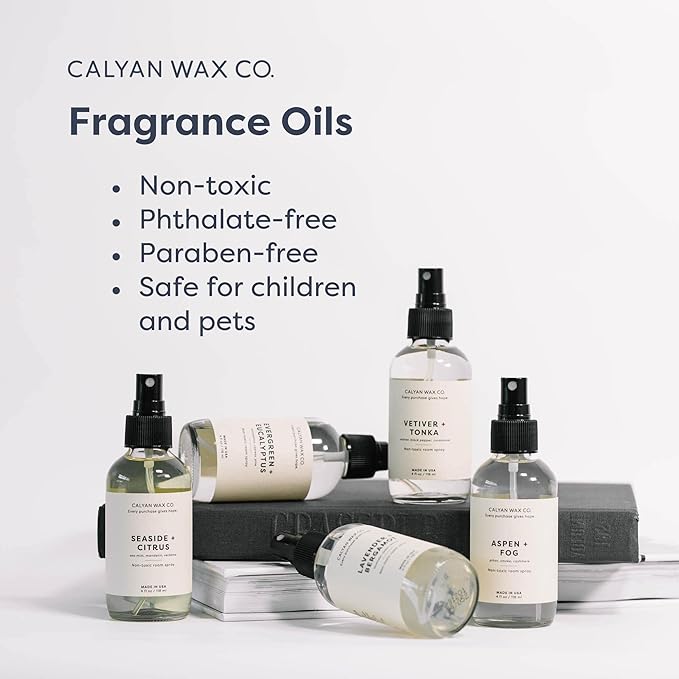 Calyan Wax Co. Aspen & Fog Room Spray - Natural Room Deodorizer