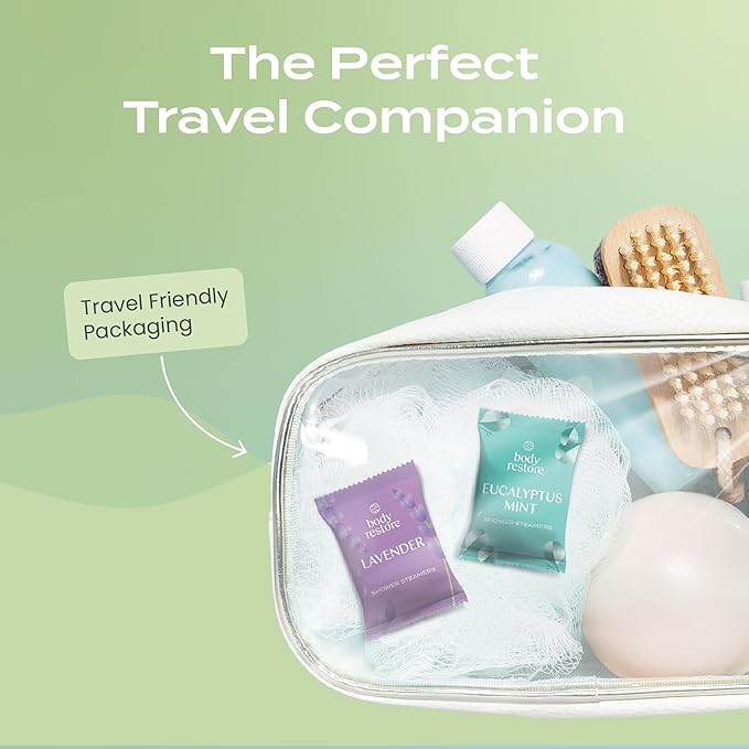 BodyRestore Shower Steamers Aromatherapy, Self Care Gifts, Essence 15 Pack
