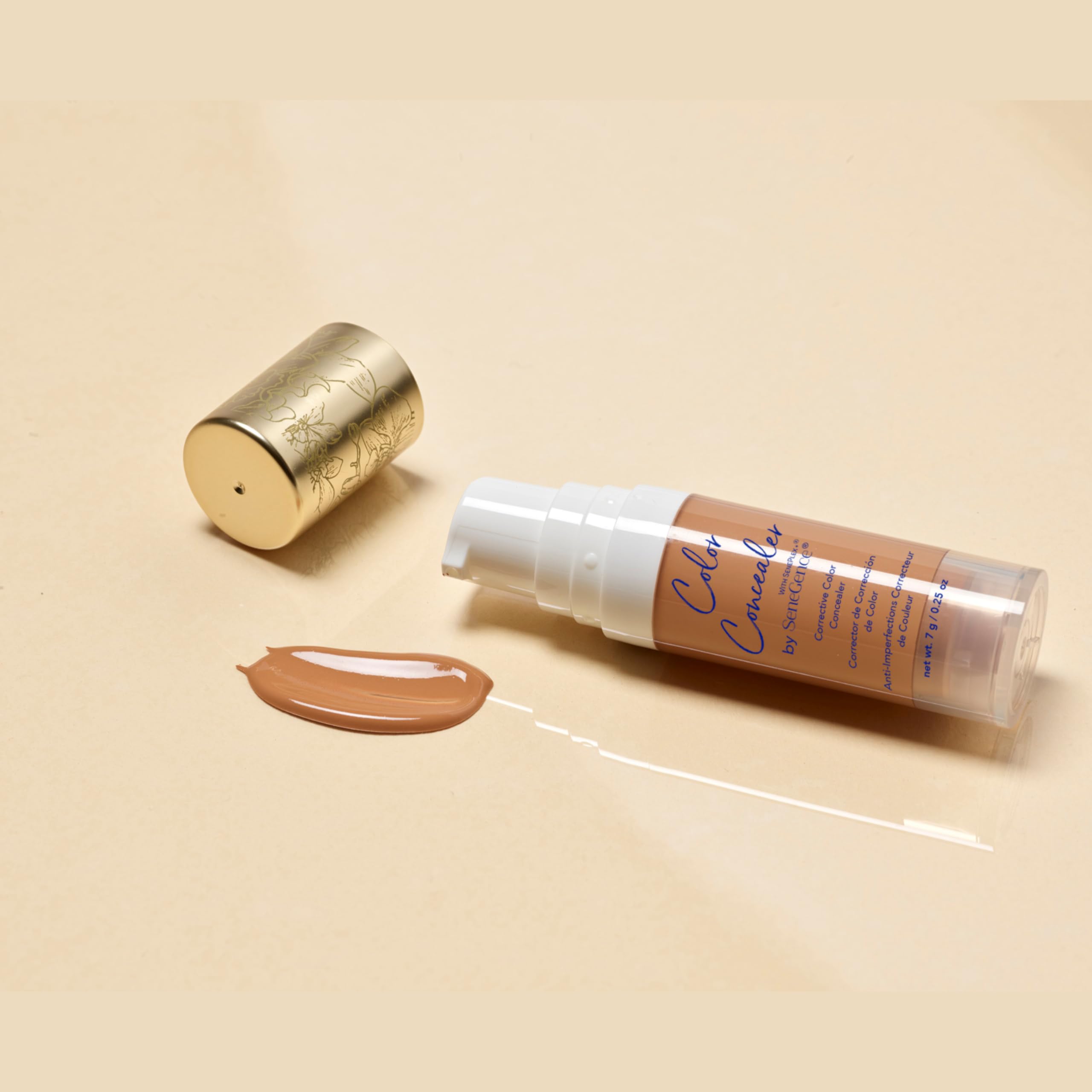 SeneGence Corrective Color Concealer, Green, 0.25 Fl Oz, Anti-Aging Benefits, Hydrating Aloe Vera Juice, Vitamin B & E for Even Skin Tone and Flawless Coverage