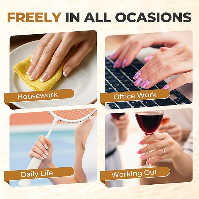 UNA GELLA Super Strong Nail Glue for Press Ons Fast Drying (5ML*3PCS)