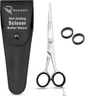 Ruvanti Hair Cutting Scissors - 6.5 Inch Sharp Hair Scissors & Haircut Scissors for Women Men Kids, Stainless Steel Scissors for Hair, Home Hair Cutting Scissors Professional with Case