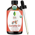 SVA Organic Camellia Seed Carrier Oil with Dropper, 4 Fl Oz (118 ml)