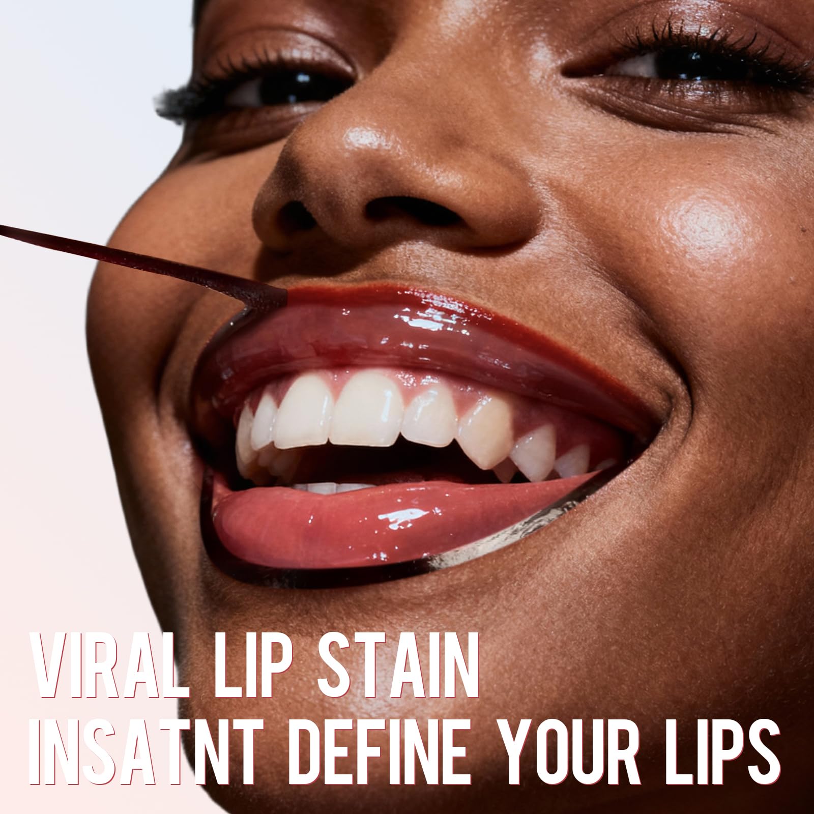 Vevivia Beauty Lip Stain - Lip Liner Stain, Long Lasting Peel Off Lip Stain, Natural Peel Off Lip Liner Stain with Tweezer, Easy to Use, Waterproof, Smudge-proof, Transfer-proof, Nude Pink