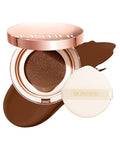 SKINTIFIC Full Coverage Cushion Foundation #45N Saddle Brown