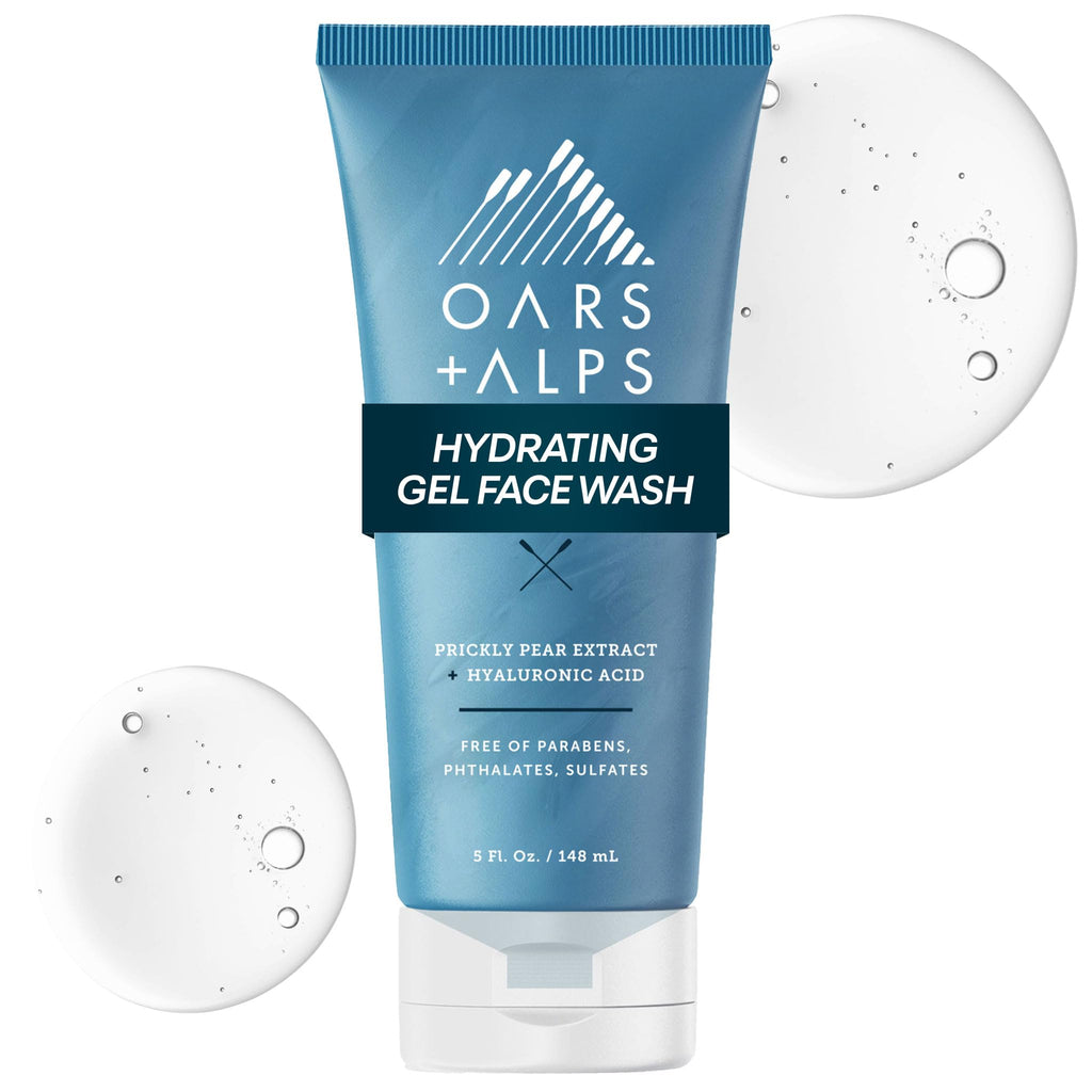 Oars + Alps Hydrating Gel Face Wash, Everyday Gentle Face Wash, 1pk, 5oz