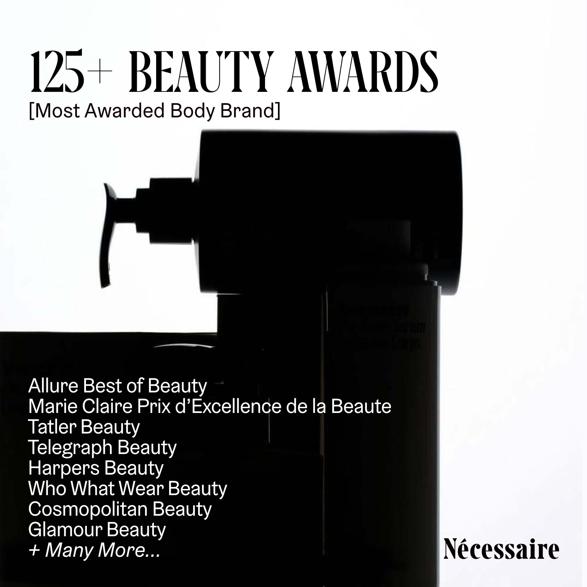 Nécessaire The Body Lotion Fragrance-Free - Multi-Peptide Moisturizer - Firming Body Lotion for Women + Men. 2.5% Niacinamide. Non-Comedogenic + Hypoallergenic for Sensitive Skin– 200 ml/6.8 fl oz