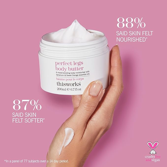THISWORKS Perfect Legs Body Butter - Hemp, Shea & Hyaluronic Acid