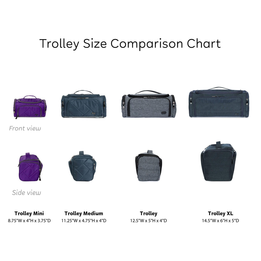 Lug Trolley Medium Cosmetic Case, CONTEMPORARY NAVY