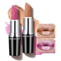 Anglicolor 2pcs Metallic Gold & Pink Lipstick High Impact Lipcolor,Moisturizing Creamy Formula,Frosted Lipstick For Women,Smooth and Non-Sticky,Full-Coverage Lip Color