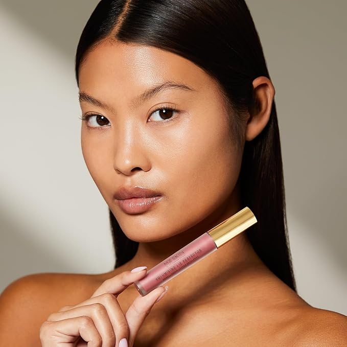MZ SKIN Volumizing Lip Perfector | Plumping & Hydrating Lip Gloss with Peptides and Caffeine for Fuller, Smoother Lips, 3 mL /.10 oz