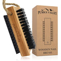 Wooden Cleaning Finger Nail Scrub Brush for Polishing Fingernails Toenails