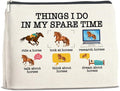 UPNEGE Horse Gifts Funny Makeup Bag for Women Horse Lovers Cowgirl