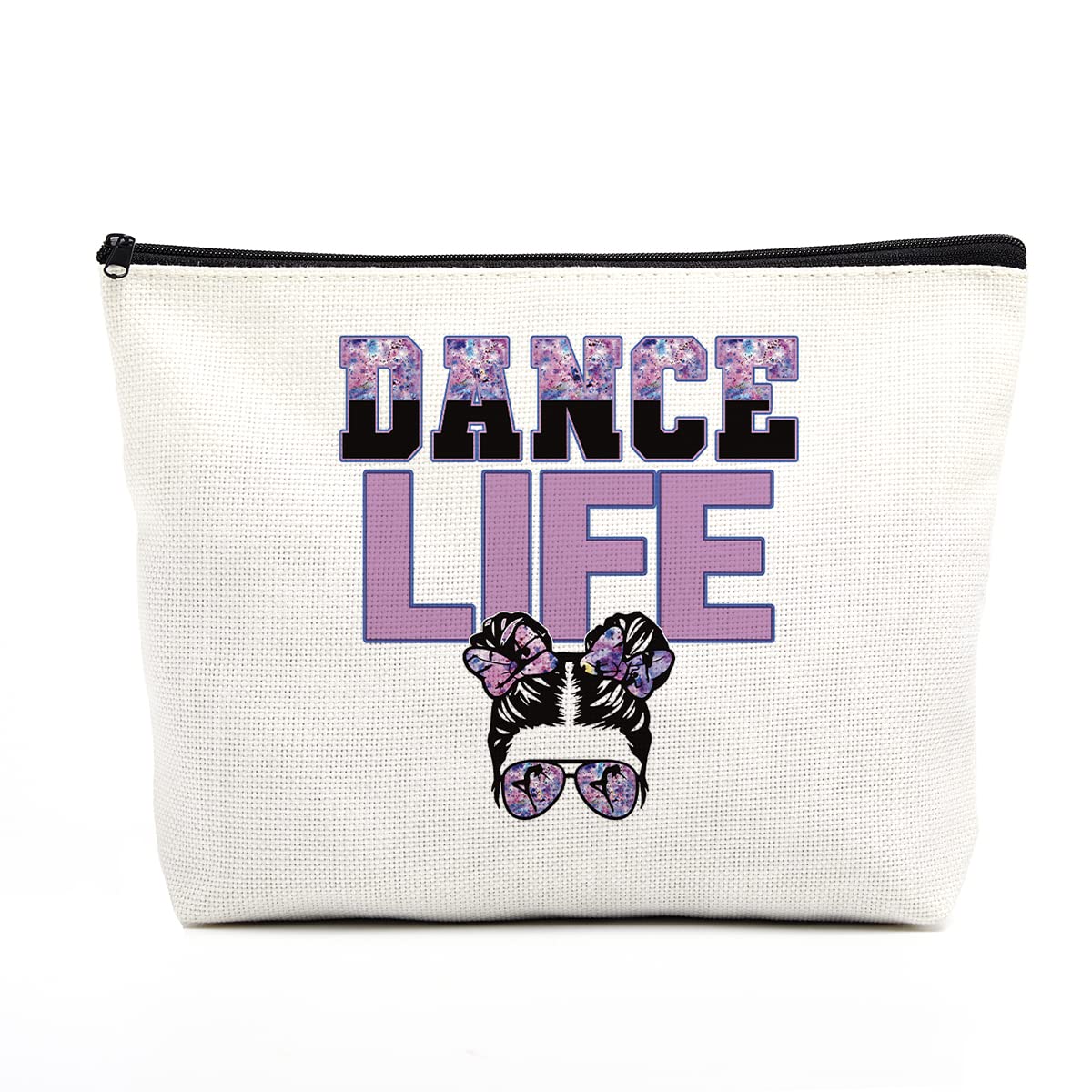 fkovcdy Dance Bag - Makeup Bag for Dancer, Teacher, Student & Teen Girls - Recital & Dance Life Gifts
