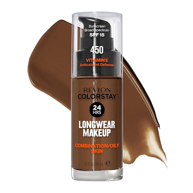 Revlon Colorstay Longwear Makeup Combo/Oily, 450 Mocha, 1 fl oz