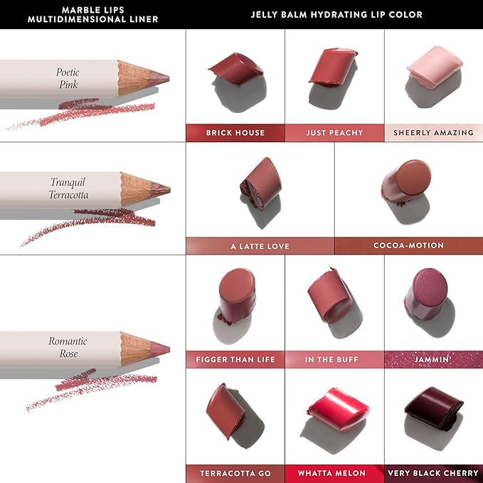 LAURA GELLER NEW YORK Jelly Balm Tinted Lip Balm – Cocoa-Motion – Hydrating Lip Color with Shine Finish – Squalane & Vitamin E – Buildable Sheer to Medium Coverage – Vegan & Cruelty-Free