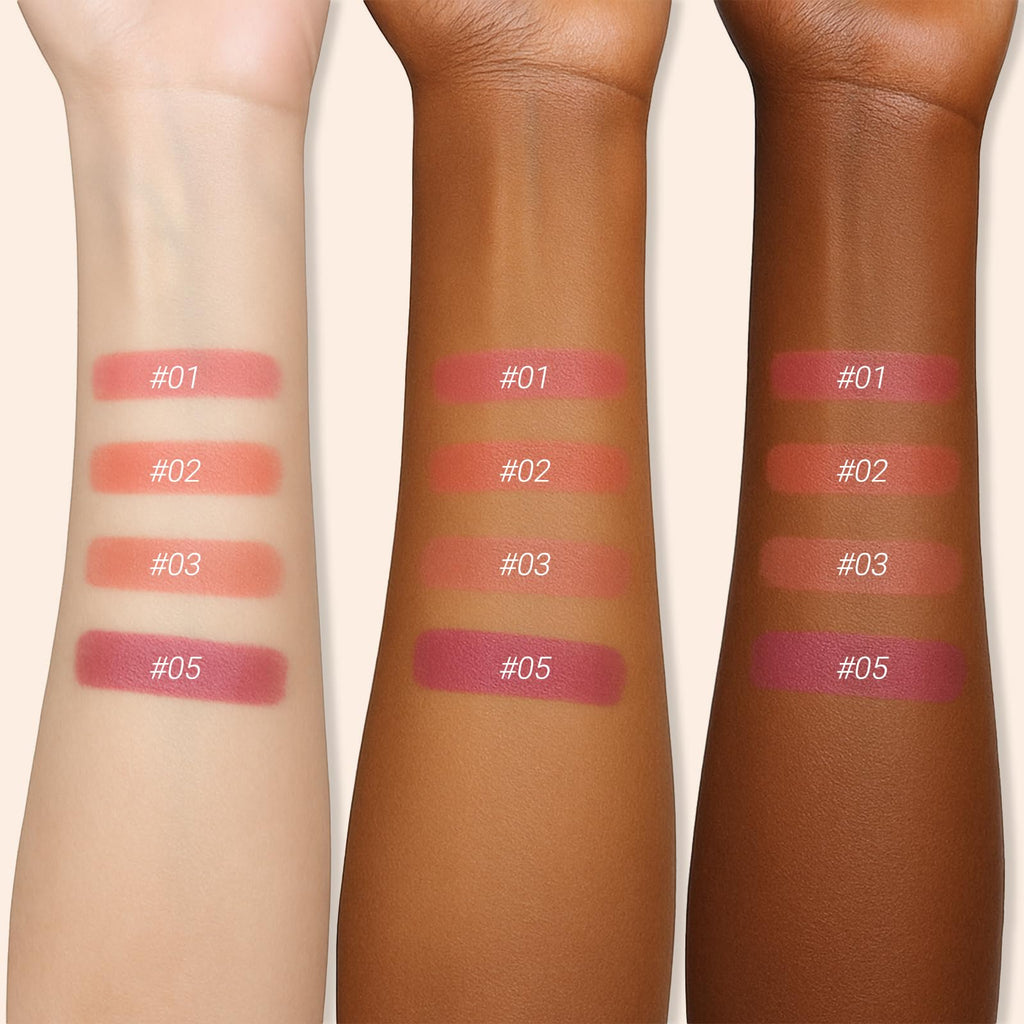 Erinde Matte Lipstick Lip Liner Crayon for Women, 24 Hour Lipstick Lip Liner Pencil, Neutral Lip Stick Lipliner Waterproof Long Lasting Smudge Proof, Vegan & Cruelty-Free, 03 Nude Pink