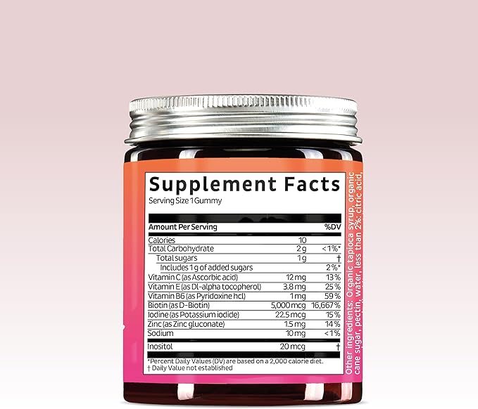 Bears with Benefits Biotin 5,000 mcg Hair Growth Gummies
