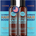 Moerie Hair Growth Shampoo for Men and Women, Hair Loss Solution with Biotin and Rosemary, Moisturizing Shampoo for Thinning Hair – Ultimate Boost for All Hair Types, Double Set