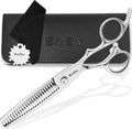 SnipStar 6.5" 25 Teeth Thinning Shears for Hair Cutting Scissors 440C Steel