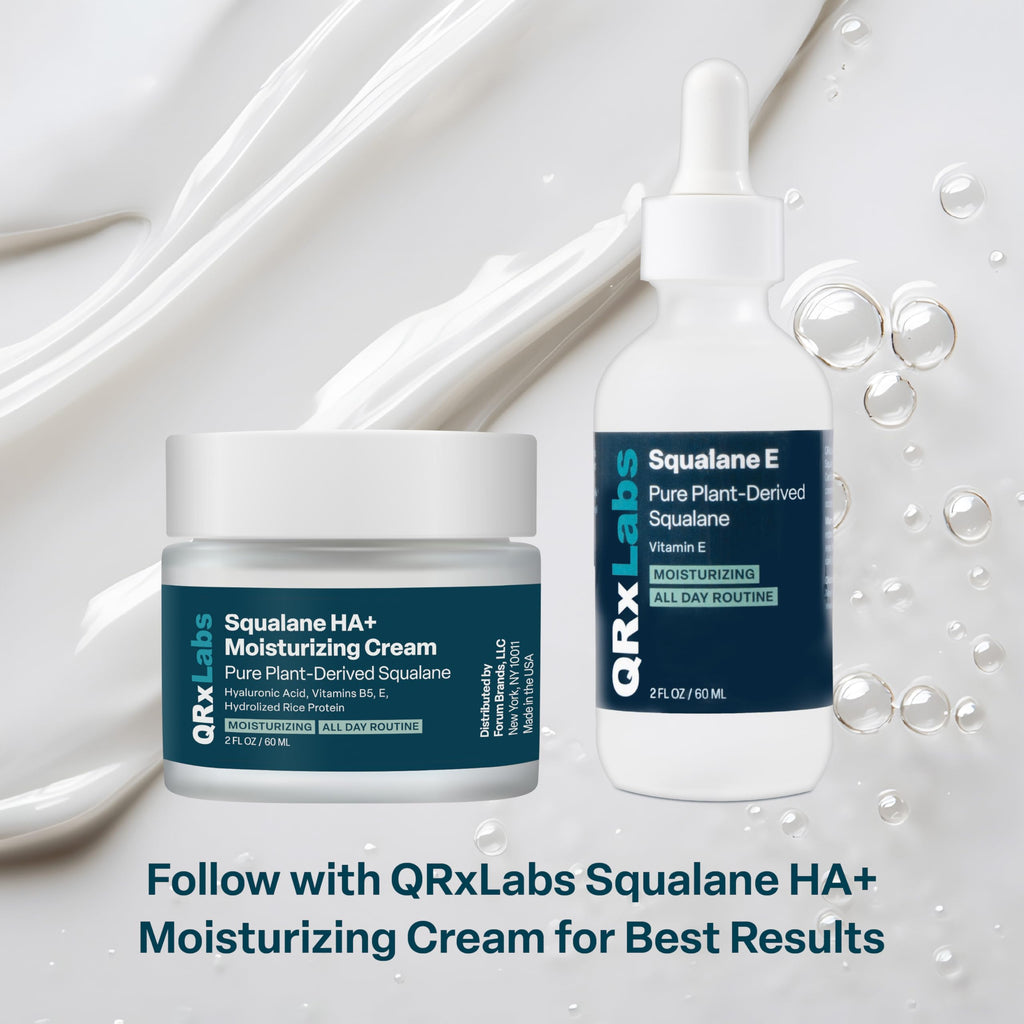 QRxLabs Squalane Oil - For Face & Body, Gua Sha Massage - 2oz